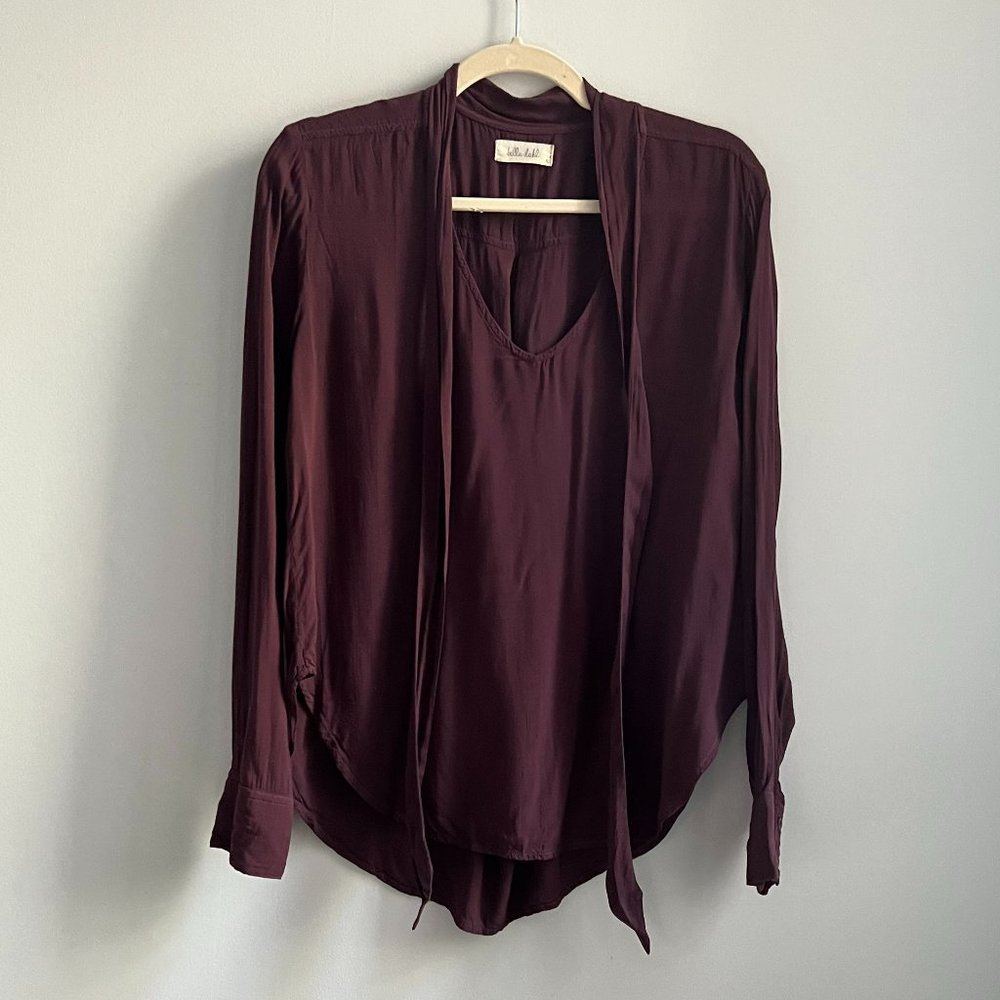 Bella Dahl pussy bow blouse